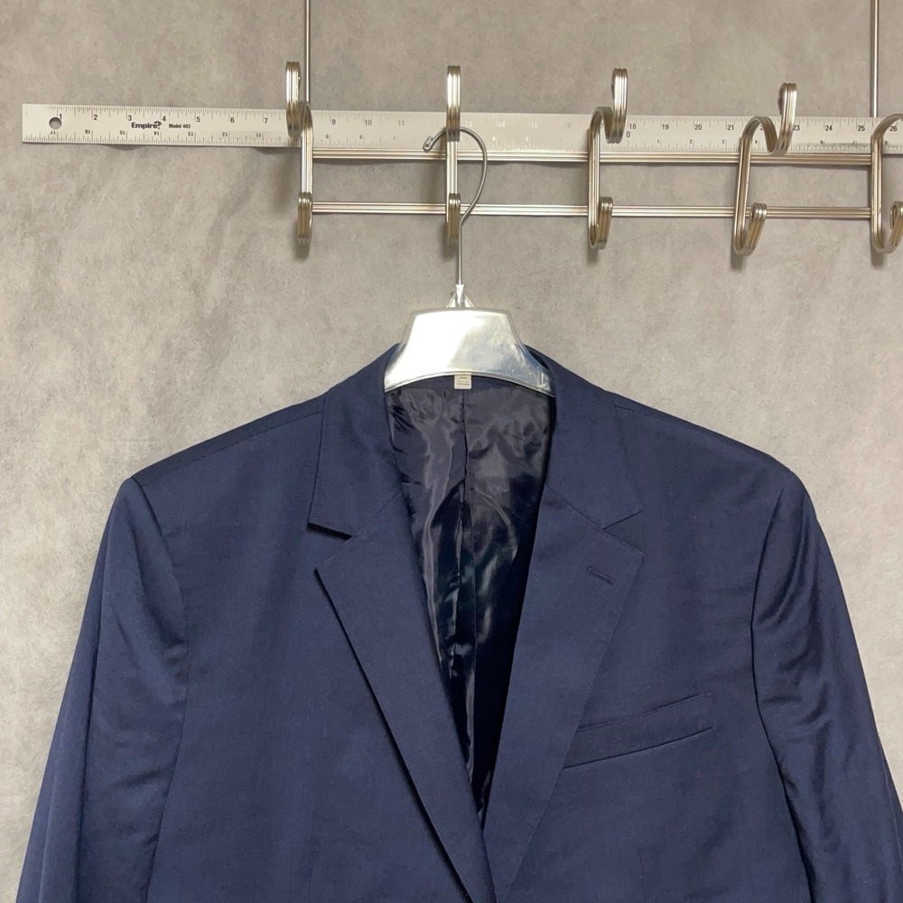 Bonobos Blazer Men 44R 42R Blue Black Chameleon Wool Stretch Suit Jacket Luxury